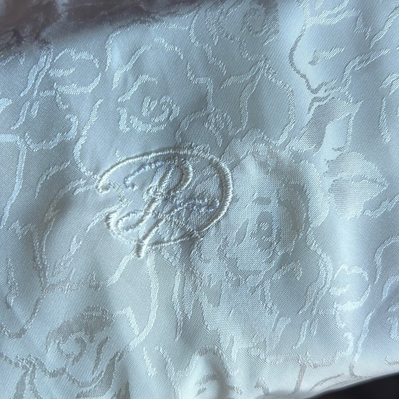 Oscar De La Renta Designer Ivory Lingerie Vintage Floral Night Gown Dress (SM) - Picture 6 of 6